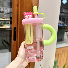Load image into Gallery viewer, New Good-looking Large Capacity With Handle Straw Cup