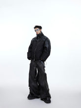 Load image into Gallery viewer, Flowing Light Thickened Three-dimensional Splicing Design Cotton Jacket