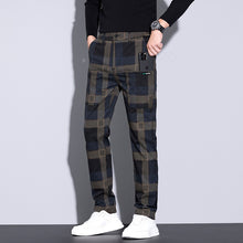 Load image into Gallery viewer, Men's Plaid Casual Pants All-matching
