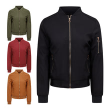 Load image into Gallery viewer, Women's American High Street Flight Suit Baseball Jacket