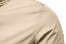 Cargar imagen en el visor de la galería, Men's Striped Zip-up Jacket With Pockets Fashion Casual Outerwear Sports Baseball Clothing Spring And Fall