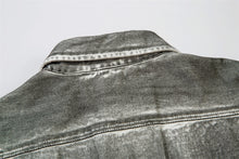 Load image into Gallery viewer, Heavy Industry Distressed Dirty Denim Shirt For Men