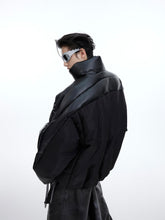 Load image into Gallery viewer, Flowing Light Thickened Three-dimensional Splicing Design Cotton Jacket