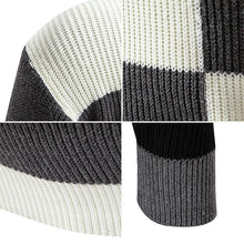 Load image into Gallery viewer, Men's Sweater Sweater Half Turtleneck Color Matching Casual