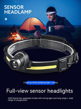 Load image into Gallery viewer, Multifunctional Silicone Night Running Induction Telescopic Zoom Outdoor Led Emergency Light