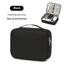 Load image into Gallery viewer, Data Cable Storage Bag Mobile Power Box Travel Portable Digital Accessories Organizing Folders