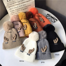 Load image into Gallery viewer, Winter Student Hair Ball Plus Velvet Thick Warm Ear Protection