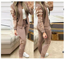 Load image into Gallery viewer, European and American two-piece casual women's suit