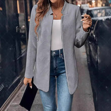 Load image into Gallery viewer, Women's Textured Cardigan Fashionable Jacket