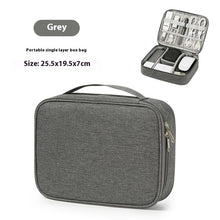 Load image into Gallery viewer, Data Cable Storage Bag Mobile Power Box Travel Portable Digital Accessories Organizing Folders