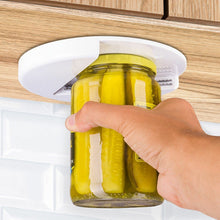 Load image into Gallery viewer, Glass Jar Opener For Under The Kitchen Cabinet Counter Lid Remover Aid