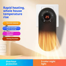 Load image into Gallery viewer, Small Heater 180 Degree Rotatable Electric Heater With Remote LED Display Overheat Protection Warmer With Timer Function
