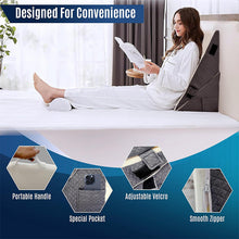 Load image into Gallery viewer, Bed Wedge Pillow Suit For Back Leg And Knee Support Sleeping