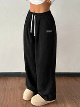 Load image into Gallery viewer, Loose Drawstring Solid Color Pocket Casual Versatile Pants Women's Pants