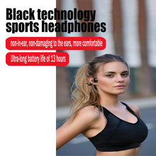Cargar imagen en el visor de la galería, Bone Conduction Headphones Waterproof Open Ear Wireless Earbuds Bluetooth Long Playtime Sports Headset With Mic Sweatproof Premium Sound Air Conduction Earphones For Running Sports Swimming