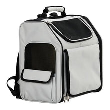 Load image into Gallery viewer, Pet Carrier Backpack, Expandable Cat Dog Carrier With Back Extension, Breathable Mesh Travel Backpack For Small Dogs Cats, Soft-Sided Pet Backpack Holds Up To 26 Lbs