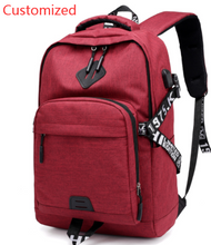 Load image into Gallery viewer, Laptop Backpack USB Charge Backpacks