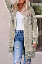 Load image into Gallery viewer, Heathered Open Front Longline Cardigan