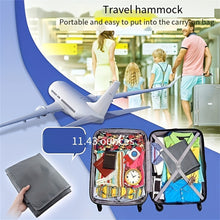 Load image into Gallery viewer, Portable Airplane Seat Extension Pad - Comfortable Nylon Travel Footrest For Enhanced Leg Support