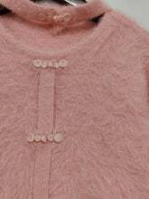 Load image into Gallery viewer, Cutout Knot Button Long Sleeve Cardigan