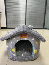 Load image into Gallery viewer, Foldable Dog House Pet Cat Bed Winter Dog Villa Sleep Kennel Removable Nest Warm Enclosed Cave Sofa Pets Supplies