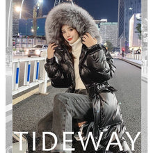 Load image into Gallery viewer, Korean-style Mid-length Cotton-padded Jacket Thickened