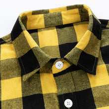 Cargar imagen en el visor de la galería, Camisa de cuadros grandes holgada de moda para jóvenes
