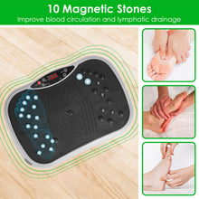 Load image into Gallery viewer, 1Pc Vibration Exercise Machine With Resistant Bands Remote Control Whole Body Vibration Platform Workout Equipment Home Fitness Training Equipment For Weight Loss Fat Burner