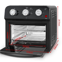 Cargar imagen en el visor de la galería, 12.5 Qt Air Fryer With Advanced Multi Function Cooking Grill, Air Fry, Defrost, Bake, Presets For French Fries, Pizza, Chicken, Fish, And Toast, Dual Knob Control