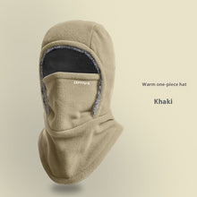 Load image into Gallery viewer, Winter Fleece Hooded Scarf Windproof Cold-proof Warm Face Mask Outdoor Thermal Head Cover Hat