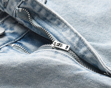 Load image into Gallery viewer, Ripped Frayed Stitching Baggy Pants Jeans