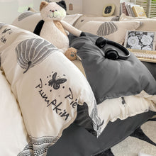 Load image into Gallery viewer, Washed Cotton Student Dormitory Bed Quilt Cover