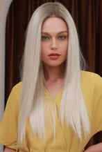 Load image into Gallery viewer, 13*2" Lace Front Wigs Synthetic Long Straight 26" Heat Safe 150% Density