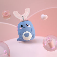 Load image into Gallery viewer, Children'S Electric Toothbrush Food Grade Silicone Oral 360 Degree Automatic Usb Charging Smart Children'S Toothbrush U-Shaped