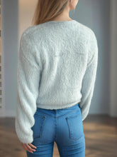 Load image into Gallery viewer, Cutout Knot Button Long Sleeve Cardigan