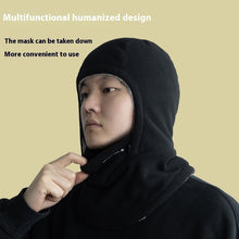 Load image into Gallery viewer, Winter Fleece Hooded Scarf Windproof Cold-proof Warm Face Mask Outdoor Thermal Head Cover Hat