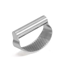 Load image into Gallery viewer, Multi-function Manual Garlic Press Stainless Steel Garlic Presse Curved Garlic Grinding Slicer Chopper Home Cooking Gadgets Tool