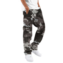 Cargar imagen en el visor de la galería, Fashion Camouflage Overalls Men's Printing Fashion Outdoor Overalls Straight Rope Overalls Men's ClothingMen's Pants Casual