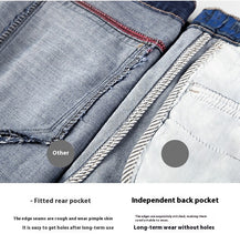 Load image into Gallery viewer, Cropped Pants Slim Fit Denim Shorts Cropped Pants Casual Jeans