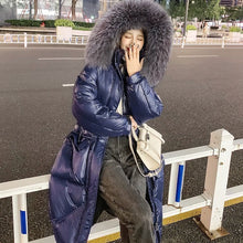 Load image into Gallery viewer, Korean-style Mid-length Cotton-padded Jacket Thickened