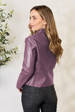 Load image into Gallery viewer, Mock Neck Zip Up Jacket