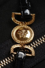 Load image into Gallery viewer, PU Leather Cutout Cropped Top and Maxi Skirt Set