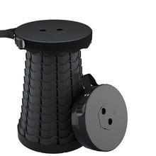 Load image into Gallery viewer, Travel Folding Stool Portable Outdoor Adjustable Retractable Stool Contracting Shoe Changing Seat Fishing Elderly Walking Stool