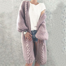 Load image into Gallery viewer, Loose Long Sleeve Sweater Cardigan