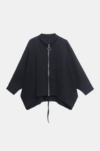 Load image into Gallery viewer, Zip Up Dolman Sleeve Jacket