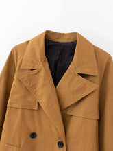 Load image into Gallery viewer, Women Trench Long Sleeve Double Breasted High Street Ladies Long Coat
