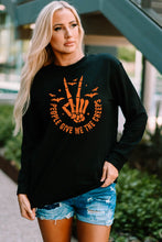 Load image into Gallery viewer, PEOPLE GIVE ME THE CREEPS Graphic Sweatshirt