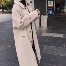 Load image into Gallery viewer, Women's Long Length Wool Casual Coat