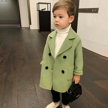 Load image into Gallery viewer, High Quality Children Wool Coat