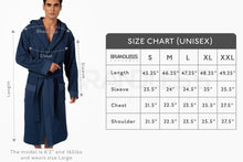Load image into Gallery viewer, Men's Gray Turkish Cotton Bathrobe